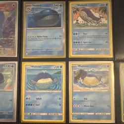 Pokemon TCG Wailord 162/159 & Wailmer Card Lot 8 English - Image 2
