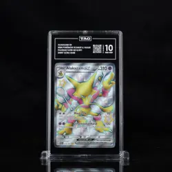 2024 Pokemon SV Paldean Fates 215/091 Alakazam EX Shiny Ultra Rare TAG 10 (954) - Image 1