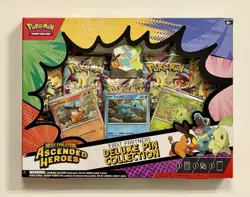 Pokemon TCG Mega Evolution Ascended Heroes First Partners Deluxe Pin Collection - Image 1