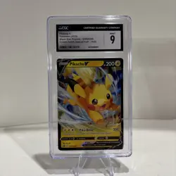 Pikachu V 2023 Pokemon Black Star Promo Crown Zenith Box CGC 9 Mint - Image 1