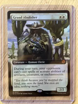 MTG Grand Abolisher OTJ Borderless FOIL - Image 1