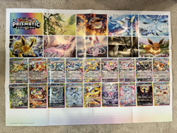Prismatic Evolutions Pokemon X23 Poster - 39” x 26.5” Eeveelutions Exclusive NM - Image 2