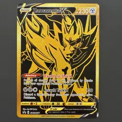 Zamazenta V - SWSH077 - SWSH Black Star Promo NM-Mint Pokemon SWSH Black Star - Image 1