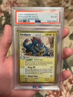 Pokemon TCG Feraligatr (Delta Species) 2/101 Dragon Frontiers Holo PSA 6 - Image 2