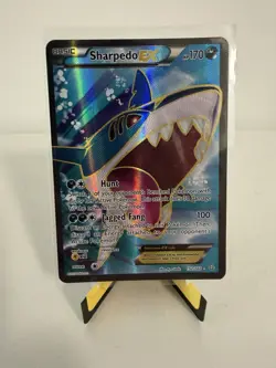 Sharpedo EX 152/160 XY Primal Clash Ultra Rare Holo Full Art 170 HP Pokemon - Image 1