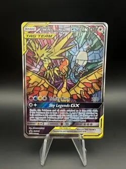 Sealed Pokemon TCG Moltres Zapdos Articuno GX SM210 Stained Glass Promos Holo - Image 1