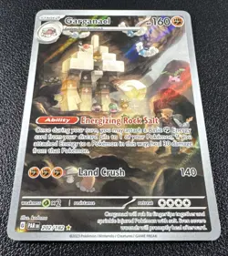 Pokemon Garganacl Illustration Rare IR Full Art Holo 202/182 Paradox Rift - Image 2