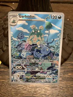 Pokemon TCG Garbodor #204/182 Sv04: Paradox Rift - Image 1