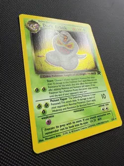 Pokemon TCG Team Rocket Unlimited 2/82 Dark Arbok Holo RARE Holo SWIRL - Image 3