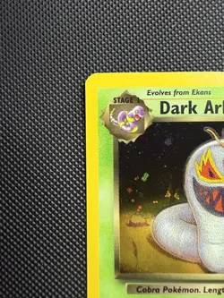 Pokemon TCG Team Rocket Unlimited 2/82 Dark Arbok Holo RARE Holo SWIRL - Image 4