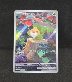 Sewaddle 087/086 Sv: Pokemon White Flare Illustration Rare - Image 1