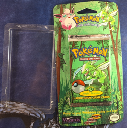 1999 Pokemon Jungle Booster Pack broken outer Sealed Scyther WOTC 742818060639 - Image 1