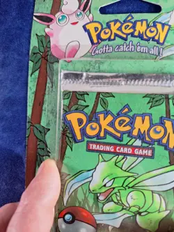 1999 Pokemon Jungle Booster Pack broken outer Sealed Scyther WOTC 742818060639 - Image 3