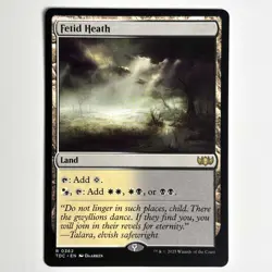 FETID HEATH MTG TDC - CARTE MAGIC THE GATHERING EN NEUF - Image 1