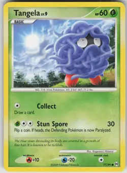 Pokemon TCG Tangela (77) Common Arceus 77/99 - Image 1