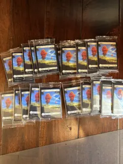 16 Full Art Lands Mtg Final Fantasy Gift Bundle Sealed Pack x20 - Image 1