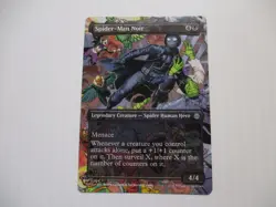 Magic the Gathering Spider-Man MTG Borderless Spider-Man Noir Card #0204 - Image 1