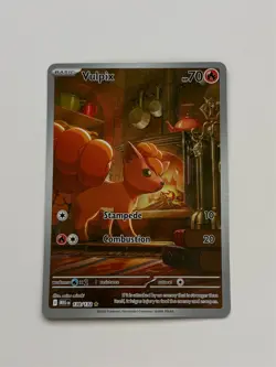 Pokemon TCG Vulpix 138/132 Mega Evolution Holo Illustration Rare NM - Image 1
