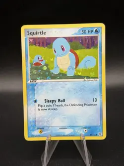 2004 Pokemon Ex FireRed & LeafGreen - Squirtle Reverse Holo - LP (82/112) HQ3 - Image 1