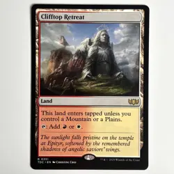 CLIFFTOP RETREAT MTG TDC - CARTE MAGIC THE GATHERING EN NEUF - Image 1