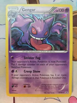 Pokemon TCG Gengar 35/83 XY Generations Holo Rare LP - Image 2