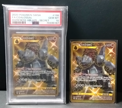 Pokemon Darkness Ablaze Coalossal 198/189 Secret Rare PSA 10 - Image 1