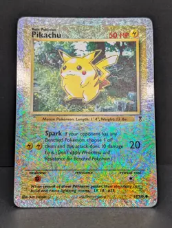 Pikachu 86/110 Legendary LC Reverse Holo Rare Pokemon TCG vintage WOTC LP - Image 3