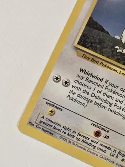 Pidgey 57/102 Common Base Set Unlimited Pokemon Near Mint NM Vintage - Image 4