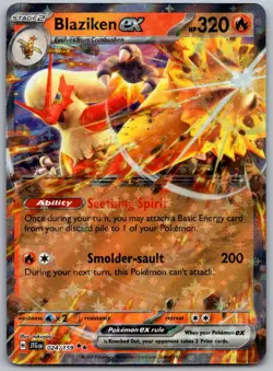 Blaziken ex 024/159 Double Rare Journey Together Pokemon Holo Near Mint - Image 1