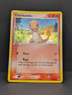 Charmander 113/112 Firered & Leafgreen Holo Secret Rare Pokemon TCG Charizard NM - Image 3