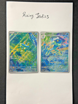 Pokemon Froakie 088/086 Frogadier 089/086 IR Evolution Set Chaos Rising NM - Image 1