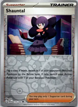 Shauntal 174/182 Uncommon Paradox Rift Pokemon Reverse Holo Near Mint - Image 1