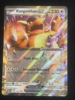Pokemon Kangaskhan ex - Double Rare SV: Scarlet & Violet 151 115/165 NM - Image 1