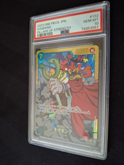 PSA 10 Sogeking Pillars of Strength OP03-122 SEC One Piece JPN - Image 2