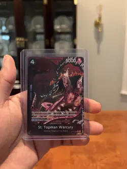 One Piece St. Topman Warcury OP13-089 Alt Art SP Rare Foil - Image 1