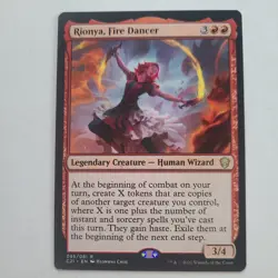 MTG Rionya, Fire Dancer C21 Commander 2021, Regular Rare Card 055 - Image 1