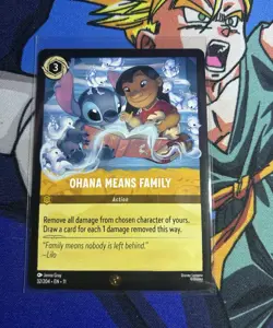 Ravensburger Disney Lorcana Ohana Means Family 32/204 Uncommon - Image 1