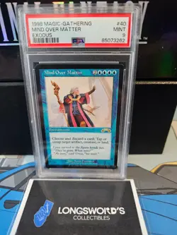 MTG - Mind Over Matter - PSA 9 - Exodus - Image 1