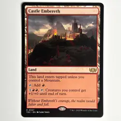 CASTLE EMBERETH MTG TDC - CARTE MAGIC THE GATHERING EN NEUF - Image 1