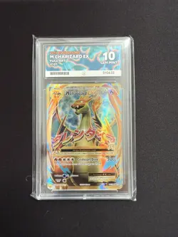M Charizard EX Full Art 101/108 ACE 10 2016 Pokemon XY Evolutions - Image 1