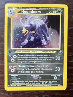 Houndoom - 4/75 - Pokemon TCG - Neo Revelations 1st Edition Holo - Image 1