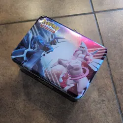 Pokemon Collectors Chest Winter 2022 Lunch Box Tin Dialga & Palkia - TIN ONLY - Image 1