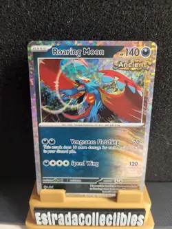 Roaring Moon Pokemon TCG Promo McDonald’s Happy Meal 2024 011/015 NM HP 140 - Image 1