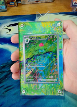 Pokemon 151 Ivysaur IR 167 Custom Display Case Extended Artwork - Image 4