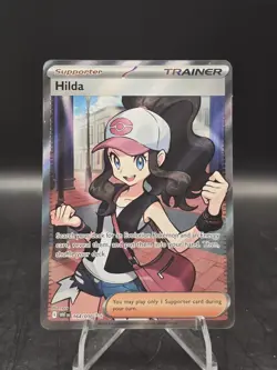 Pokemon TCG Hilda 164/086 White Flare Holo Full Art Ultra Rare NM - Image 1