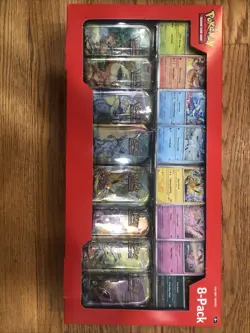 1 Case If Pokemon Prismatic Evolutions 8 Mini-Tins Costco SEALED - Image 1