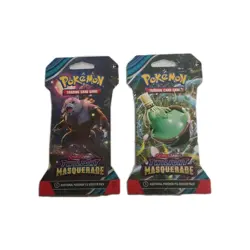 Pokemon TCG Twilight Masquerade Sleeved Booster Pack Lot Of 2 Empty - Image 1