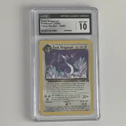 2000 POKEMON TCG TEAM ROCKET 33/82 DARK DRAGONAIR CGC 10 GEM MINT - Image 1
