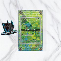 Pokemon 151 Bulbasaur IR 166 Custom Display Case Extended Artwork - Image 2