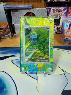 Pokemon 151 Bulbasaur IR 166 Custom Display Case Extended Artwork - Image 3